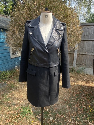 Zara coat leather - coat,