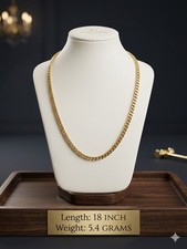 Solid 18karat cuban link - solid,