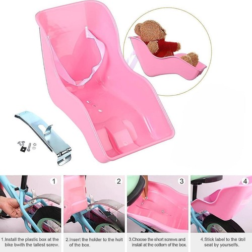 Doll bicycle seat kids gift - doll,