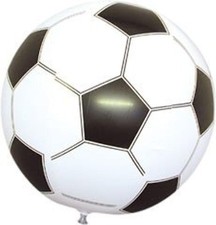 40cm Reusable Inflatable Football Blow Up Fancy Dress Sports Soccer Boys Party