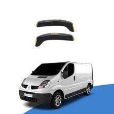 Renault Trafic MK2 2001-2014 2 Door VAN Short Wind Deflectors 2pc Edgevisors