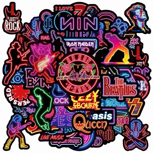 Rock stickers metal punk - 50,