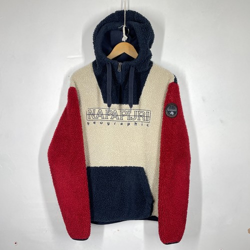 Napapijri fleece hoodie mens - napapijri, l