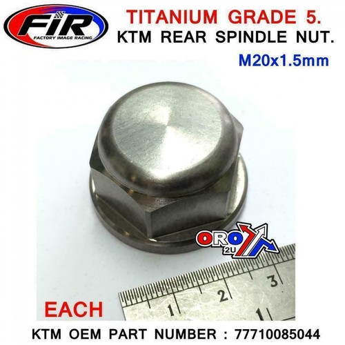 Fir titanium rear - rear, spindle