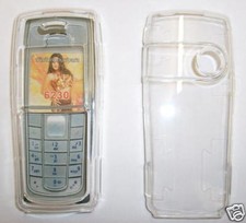 Clear plastic Nokia 6230 Express on cover, fascia NEW UK seller clips over phone