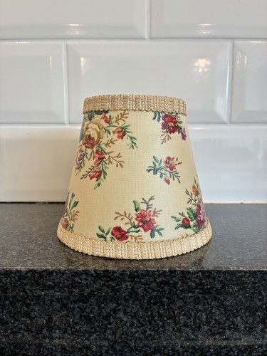 Vintage floral lampshade - floral,