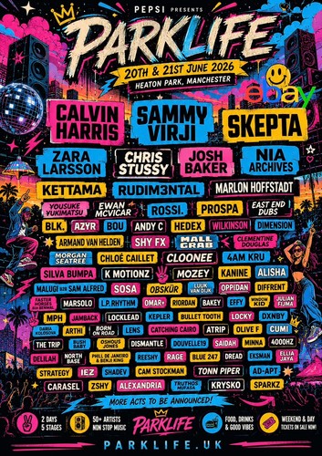 Parklife music festival - festival, 2026