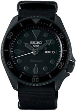 seiko 5 sport blackout 4R36-07G0 automatic SRPD79K1 Nato strap 43mm men's watch