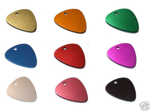 Two personalised guitar picks - two,