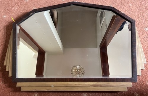 Art deco wooden - deco, overmantel