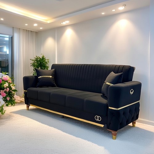 Black gold guggi - black,