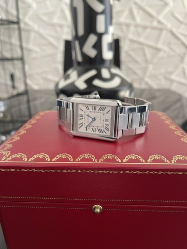 Cartier tank solo - tank, stainless