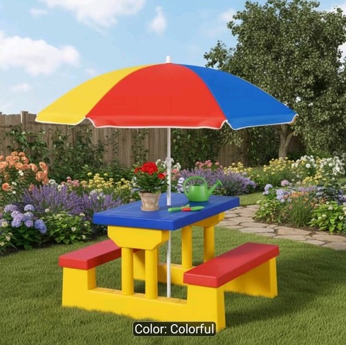Ergomaster kids picnic - kids, table