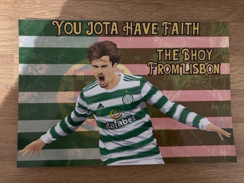 Celtic jota poster - jota, a4