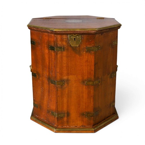 Antique campaign chest with - antique,