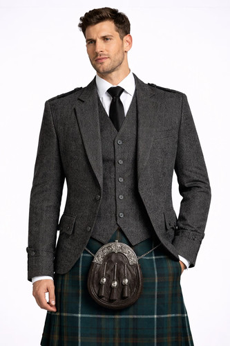 Scottish charcoal grey - , jacket