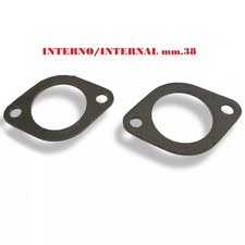 KIT 2 GUARNIZIONE COLLETTORE E MARMITTA SCARICO SCOOTER PIAGGIO-GILERA 125 CC.