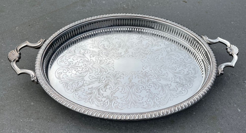 Large vintage antique silver - large,