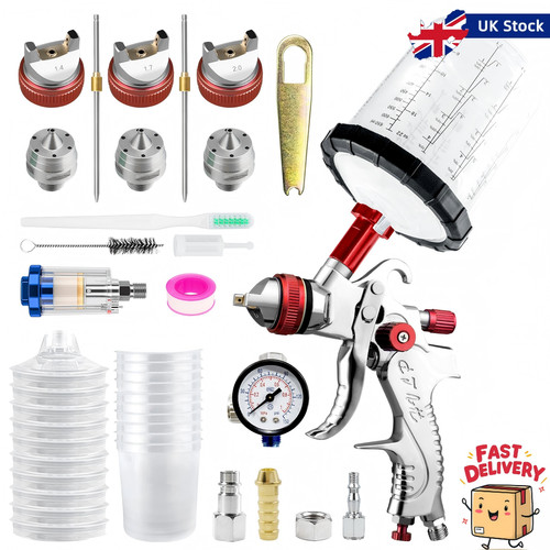 Hvlp spray gun kit gravity - hvlp,