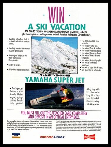 1991 ski trip - ski,