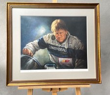 Vintage Print Alan Fearnley Derek Bell L Edition Signed by both 24/50 Rare 1987