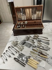 Assorted cutlery silver plate