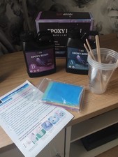 LET'S RESIN Casting Epoxy Resin Kit, 1L Crystal Clear & Bubble Free (SLIGHT USE)