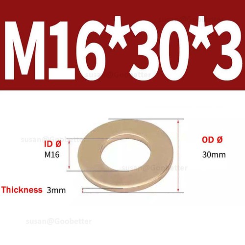 Solid brass washers - brass,