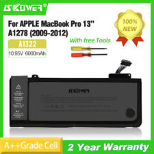 SKOWER A1322 Battery For Apple Macbook Pro 13 inch A1278 (2009-2015)  