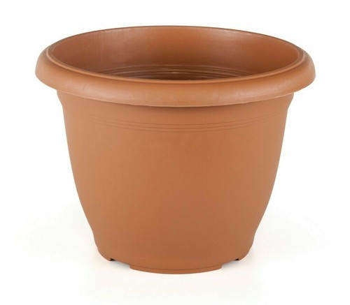 Plastic round plant pots - plastic,