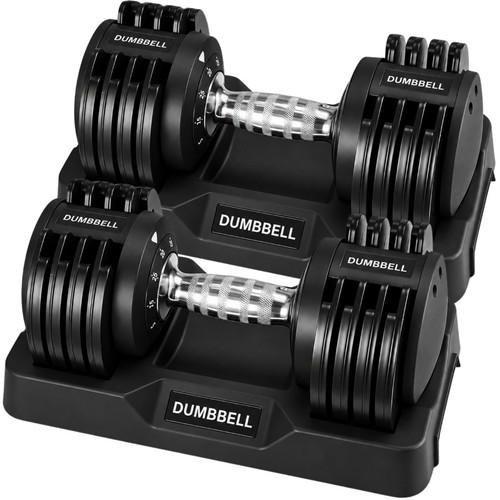 Adjustable dumbbells set - dumbbells,