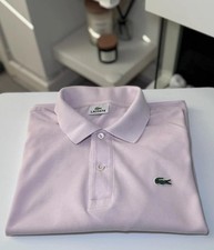 Lacoste Polo Shirt – Light Pink (Size 7 / XXL)
