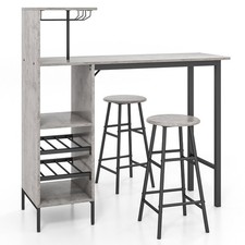 3PCS Bar Table & 2 Stool