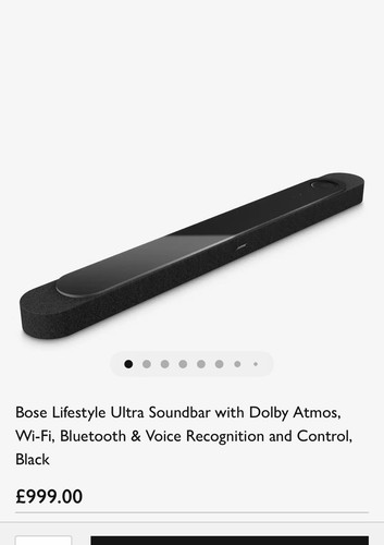 Bose lifestyle ultra soundbar - bose,