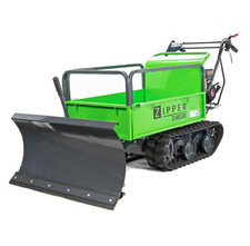 Zipper Mini Tracked Dumper Transporter MD300 300KG 6.4 HP - 4 stroke with plough
