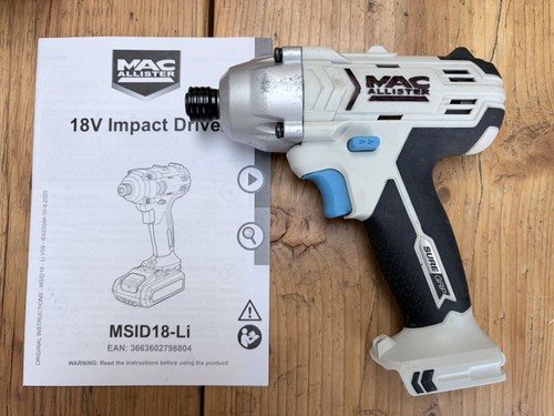 Mac allister 18v ion - allister, li-ion