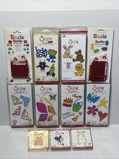 Sizzix Sizzlits Lot Of 34 Dies Card Making Scrapbooking Mixed Themes Shapes