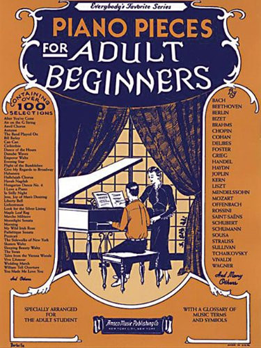 Piano pieces for adult - pieces,