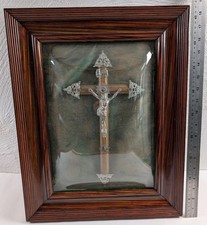 Antique Wall Crucifix In