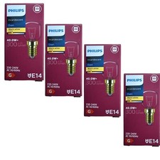 4 X Philips 40w 240V for Neff Siemens Hotpoint AEG SES E14 Oven Cooker Genuine