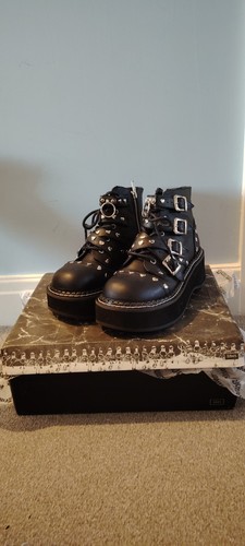 Demonia gothic platform - gothic, black