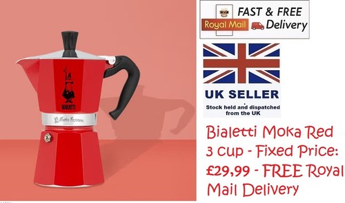 Bialetti moka red cup - 3,