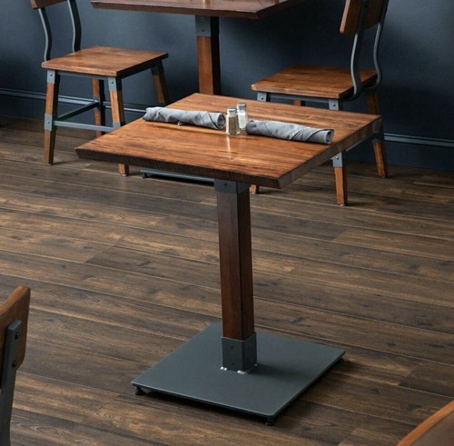 Industrial solid wood bistro - industrial,