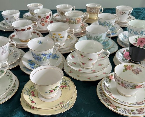 Vintage matching mismatched - matching,