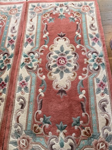 Chinese tientsin vintage - vintage, rugs