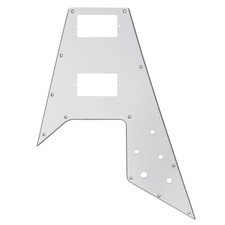 Flying V Pickguard Scratch Plate – White