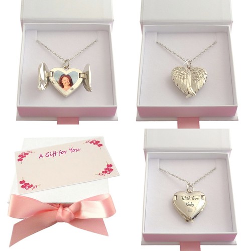 Locket necklace personalised - necklace,,