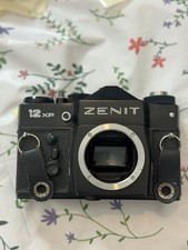 Zenit 12XP SLR Film Camera Shutter, reel-winder works fine. Clean mirror