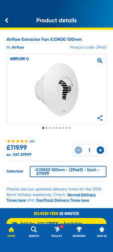 Airflow icon extractor fan - airflow,