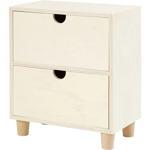 Wooden chest drawers - of,